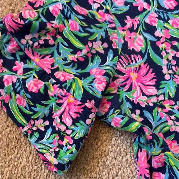 Lilly Pulitzer Blue and Pink Jodee Tiered Puff Sleeve Sundress - Picture 5 of 7